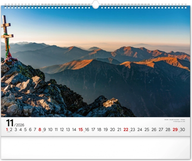 Vægkalender Magické Tatry 2026