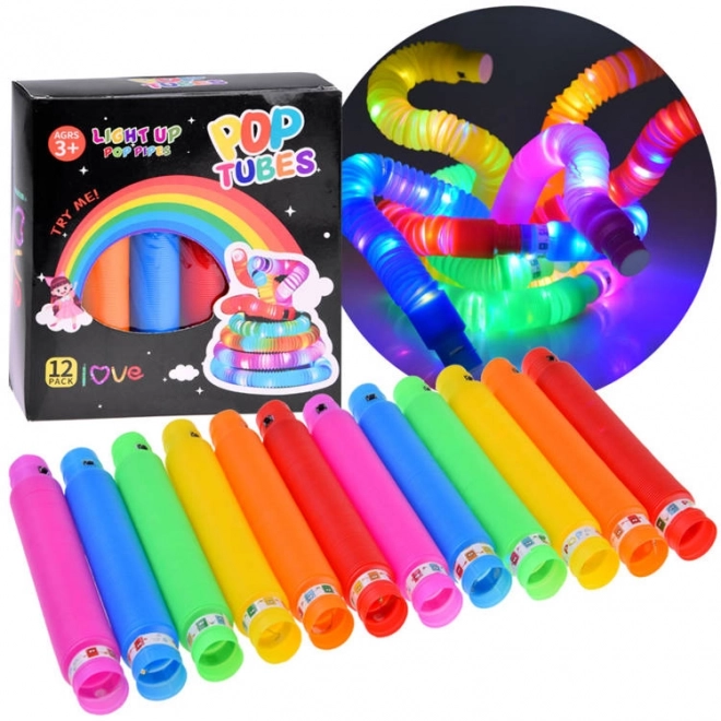 Lysende LED pop tube sensorer