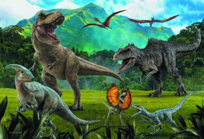 Livlige farver og populære dinosaurer