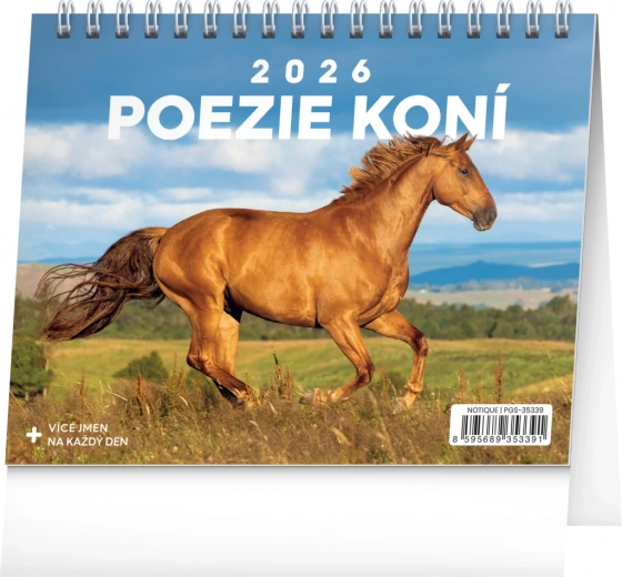 Bordkalender Hestenes poesi 2026