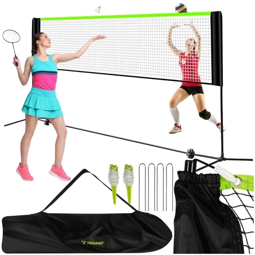 Bærbar sportnet til volleyball, badminton og tennis