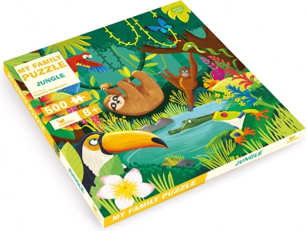 Magellan familiepuslespil jungle – 500 brikker