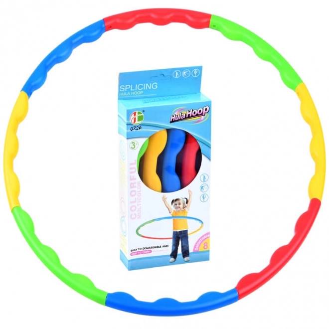 Farverig sammenfoldelig hula hop ring