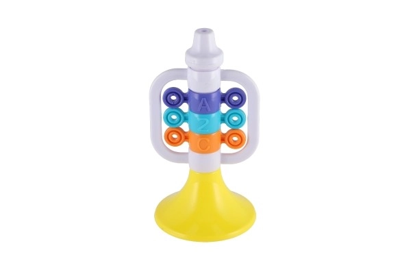 Musikinstrumenter/sæt plast 5 stk i æske 2 farver i pose 27,5x28cm 3m+