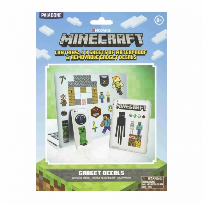 Klistermærker med Minecraft-motiv