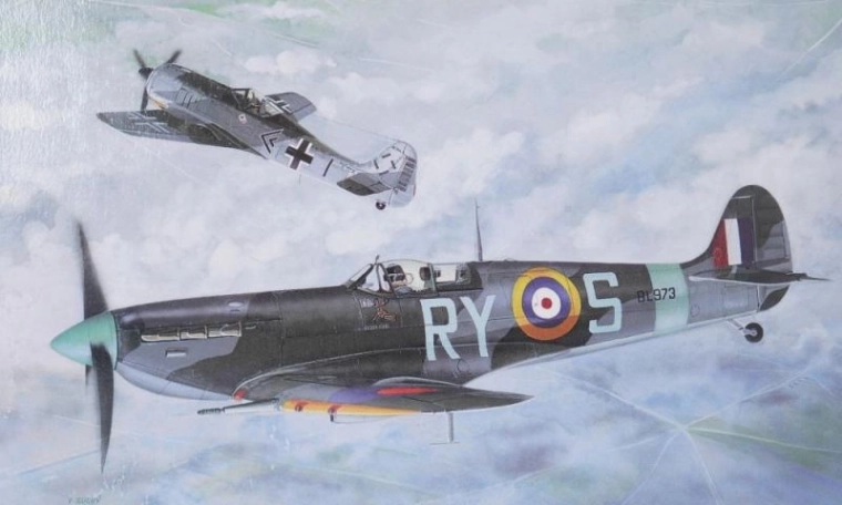 model fly af supermarine spitfire mk.vb 1:72