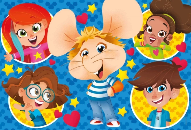 Clementoni puslespil Musen Gigio MAXI 24 brikker