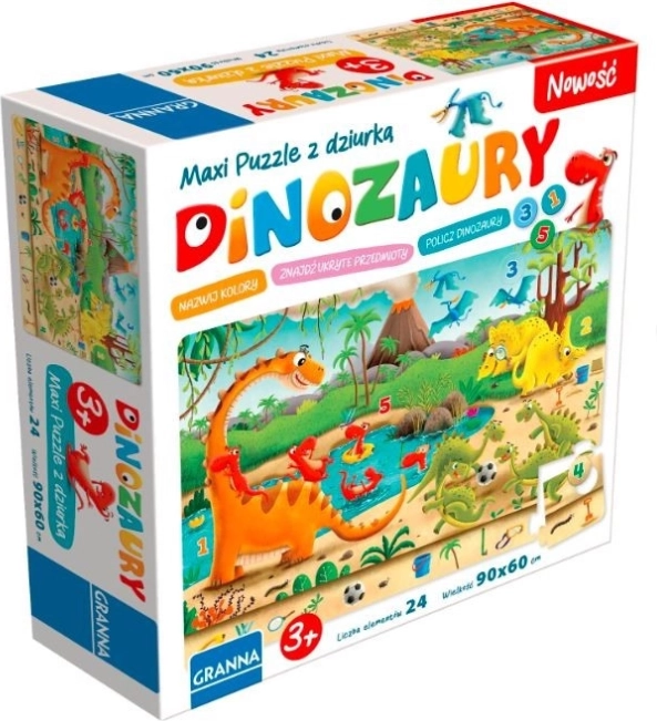 Dinosaurer Maxi puslespil