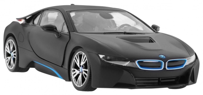 BMW i8 sort RASTAR 1:14 bil med fjernbetjening + 2,4 GHz fjernbetjening