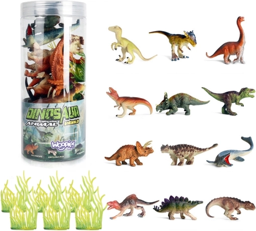 Woopie sæt dinosaurfigurer 18 stk.