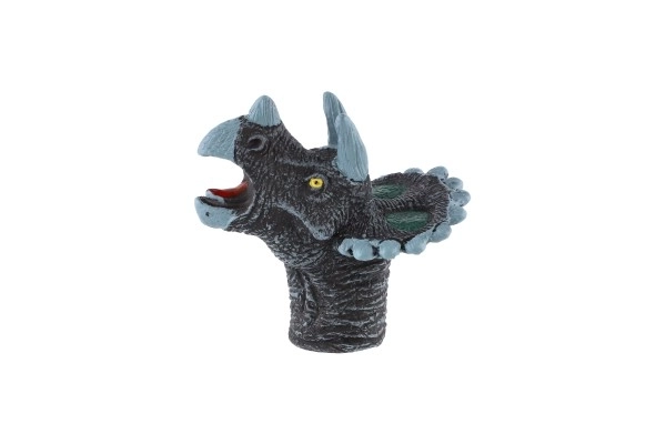 Fingerdukker dinosaurer 5stk gummi 6cm på kort 16,5x20cm