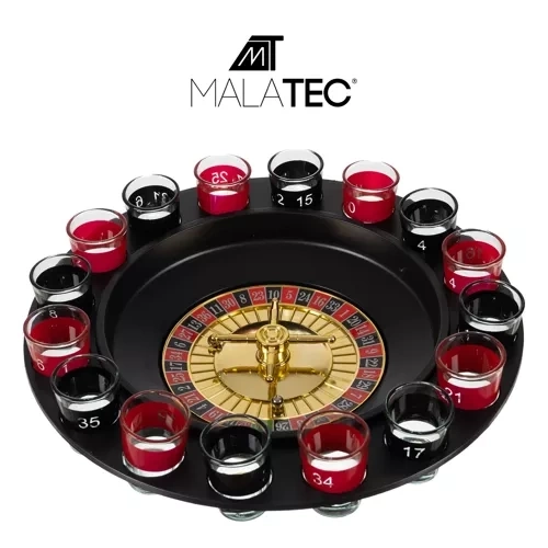 Party roulette + glas