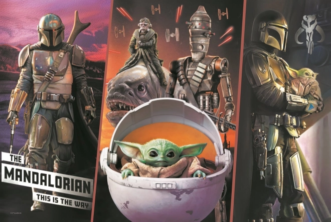 Puslespil 300 brikker – mystiske Baby Yoda (STAR WARS: THE MANDALORIAN) – TREFL