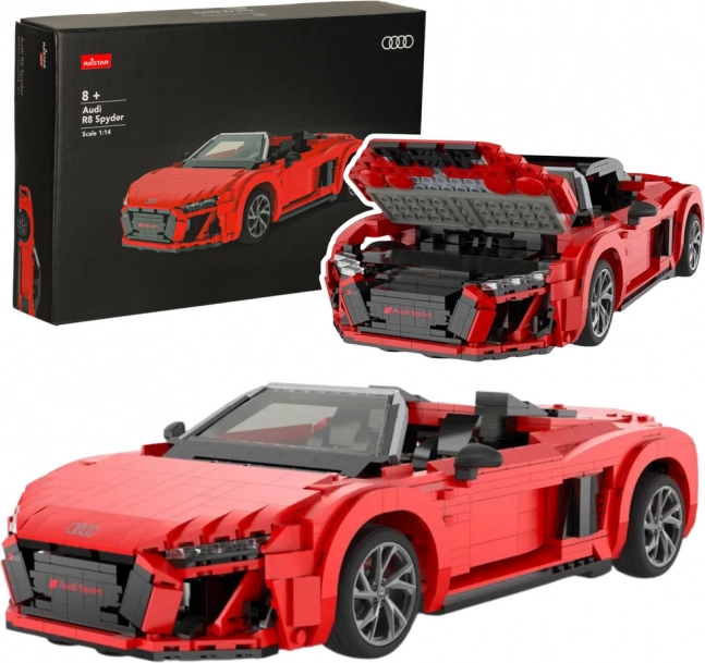 Byggesæt Bil RC 1:14 Audi R8 Spyder 1440 dele