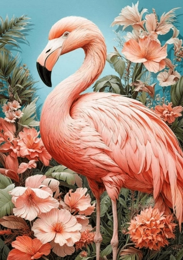 Cherry Pazzi puslespil Flamingo 1000 brikker