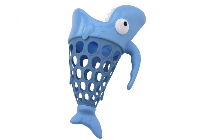 Kurv til fisk Shark Fish Håndtag Blå