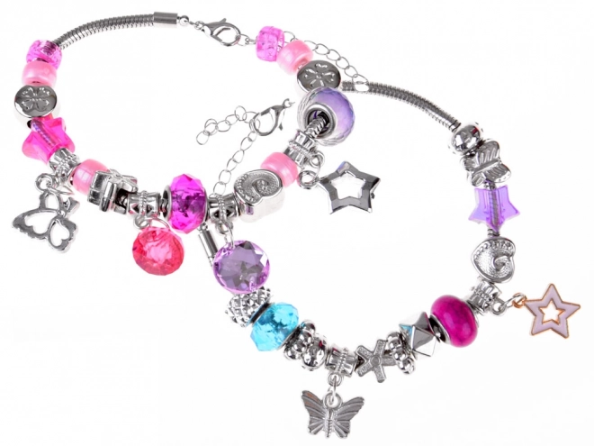 Sæt til fremstilling af armbånd med vedhæng og perler