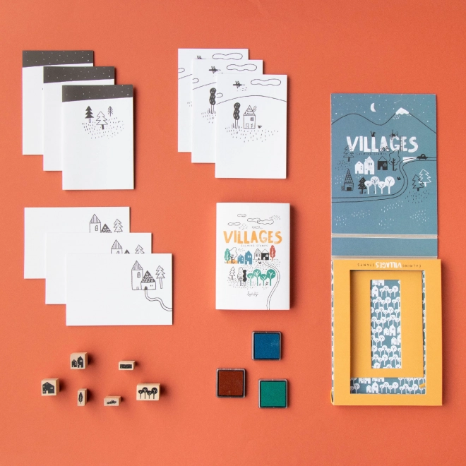 Londji Stempelsæt Calm Stamps Landsby
