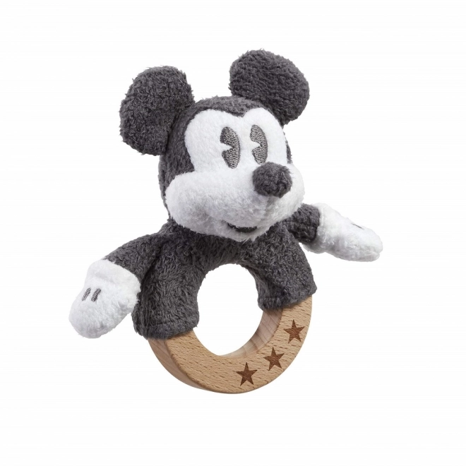 Regnbue Træ/plush Rangle Mickey Mouse