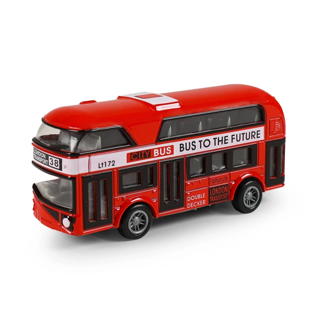 London bus dobbeltdækker rød