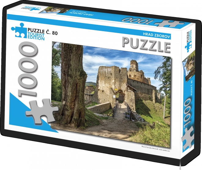 Turistudgave puslespil Hrad Zborov 1000 brikker