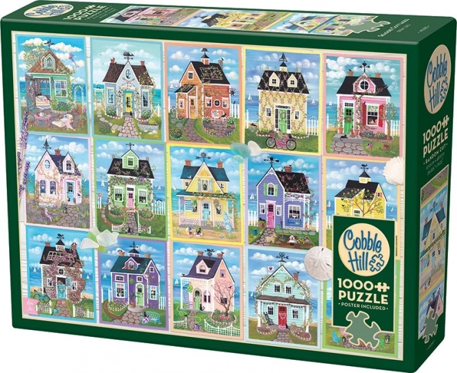 Puslespil Huse ved Havet COBBLE HILL 1000 Brikker