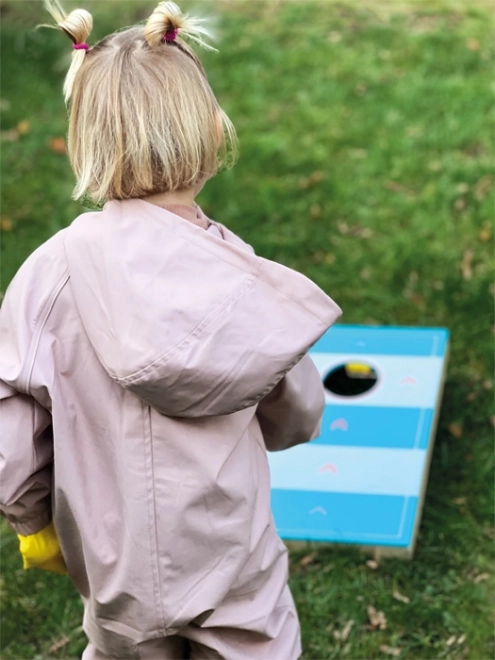 Small foot Spil 2i1 Cornhole og bordhockey Aktiv