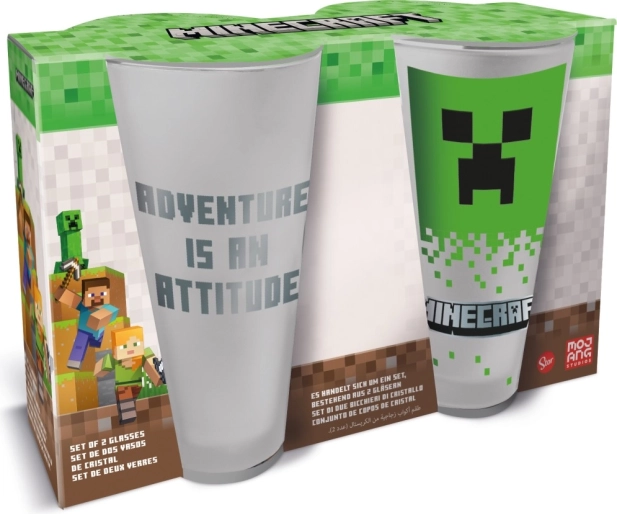 Minecraft glas-sæt