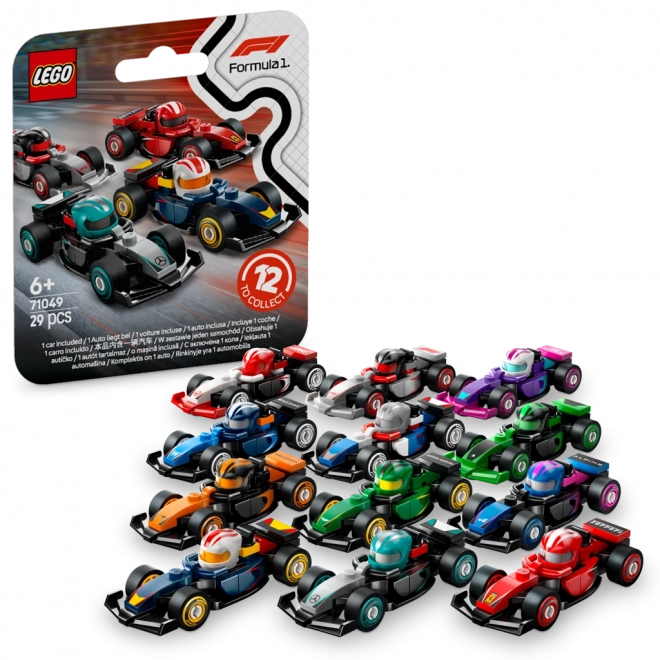 Lego samler F1-racerbiler