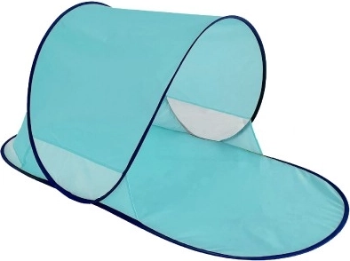 Selvopslående strandtelt med UV-filter – Blå