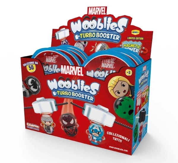 Wooblies magnetiske figurer med turbo affyrer - 4 cm