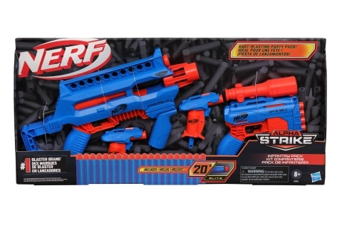 Nerf Alpha Strike Sæt af Blastrer og Pile