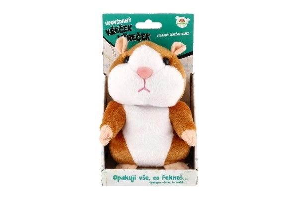 Talende plysbamse hamster Mirek