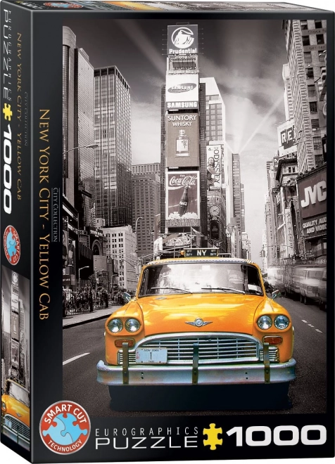 EUROGRAPHICS Puslespil Gul taxa i New York 1000 brikker