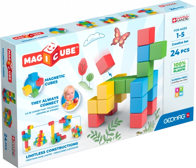 Geomag Magicube Creative – magnetisk byggesæt 24 dele
