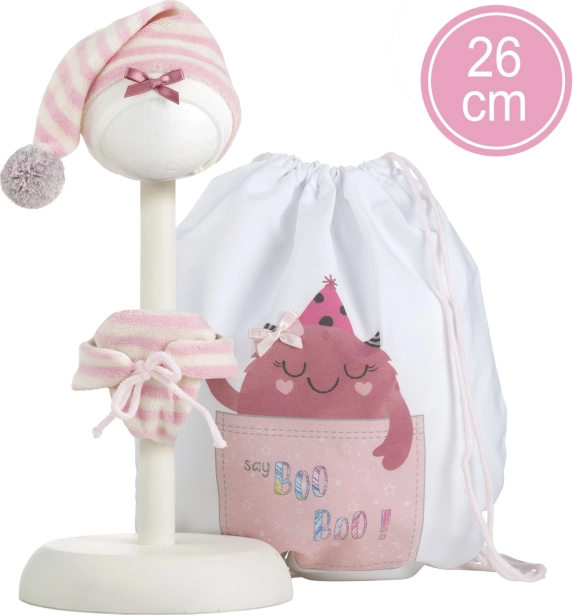 Tøj til New Born-dukke 26 cm med tilbehør