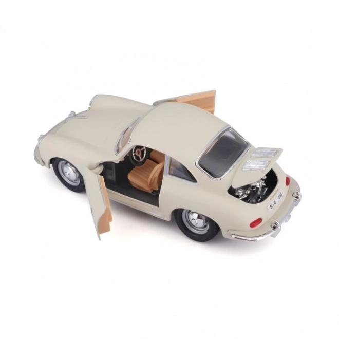 Bburago 1:24 Porsche 356B Coupe (1961) Elfenben