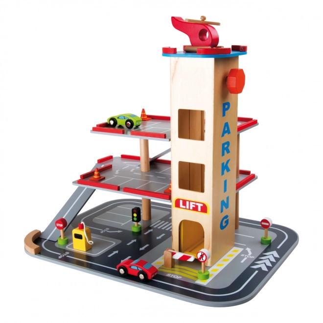 Træparkering med elevator - Small Foot