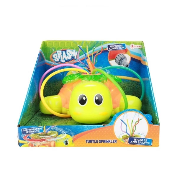 Skildpadde vandspredere til haven plast 20x10cm i kasse 25x19x24cm