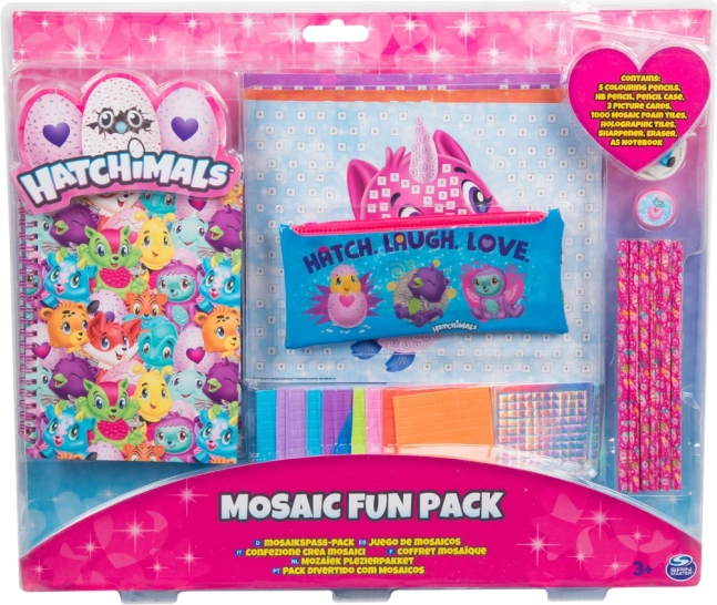 Mosaiksæt Hatchimals til skolebørn