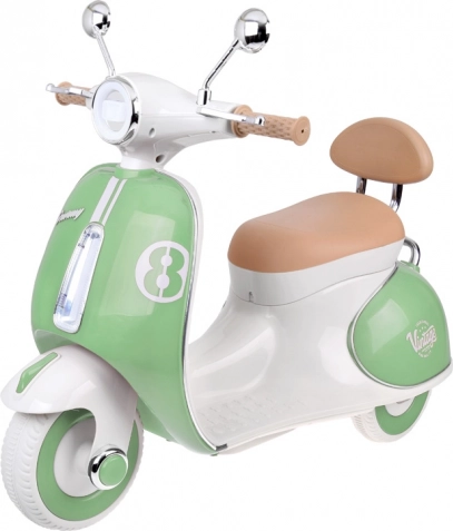 Klassisk elektrisk børnescooter orange – Grøn
