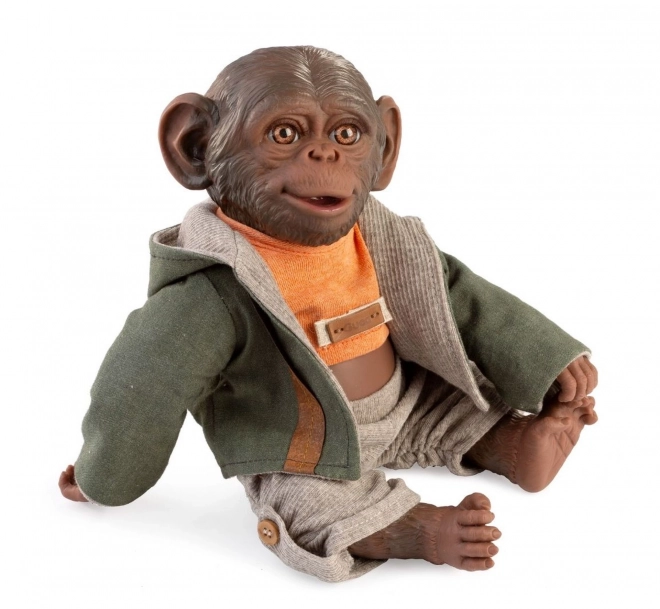 Guca 990 REBORN OPIČKA - realistisk abe-baby med hele vinylkrop - 32 cm