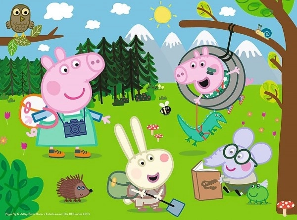 Puzzle Trefl Peppa Pig Skovudflugt 30 stykker