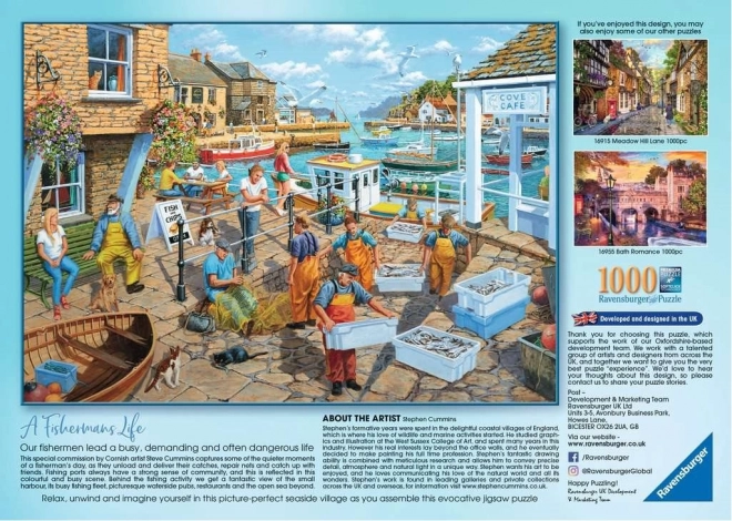 Ravensburger puslespil Fiskerens liv 1000 brikker