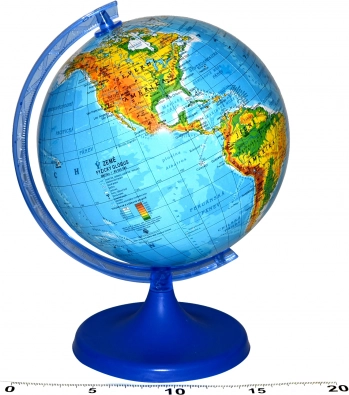 Geografisk globus 16 cm