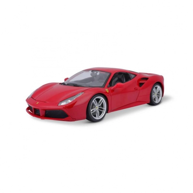 Metalbil Ferrari 488 GTB rød