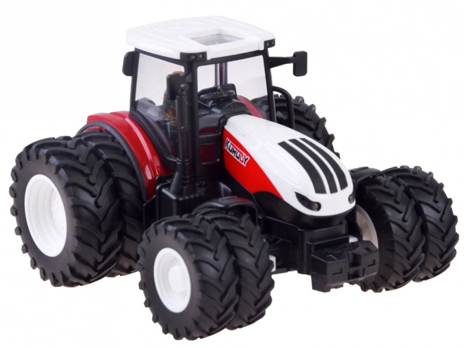 Fjernstyret traktor med gummihjul + trailer RC0601