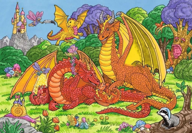 Ravensburger puslespil Magisk Skov 2x24 brikker