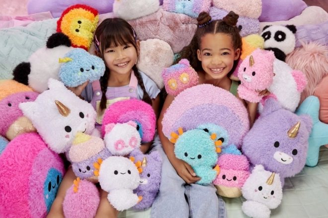 Stor Fluffie Stuffiez Bamse - Regnbue