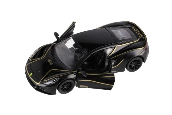 Auto Kinsmart Lotus Emira 1:38 metal/plast 12,5cm 3 farver med tilbagespoling 12 stk i kassen